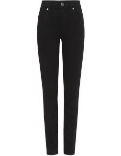 Buy 😉 Sass & Bide Mid Slims Mid Rise Jean In True Black 👍 -High Waist Denim Cry Sale unnamed file 1005
