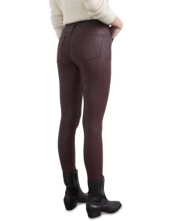 Cheapest 🥰 French Connection 🧥 Coated High Rise Skinny Jean In Plum 🥰 -High Waist Denim Cry Sale unnamed file 1041