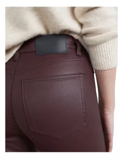 Cheapest 🥰 French Connection 🧥 Coated High Rise Skinny Jean In Plum 🥰 -High Waist Denim Cry Sale unnamed file 1042