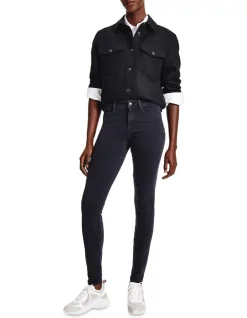 Hot Sale π₯° Tommy Hilfiger Supersoft Seamless Como Skinny π Jeans In Shy Black π