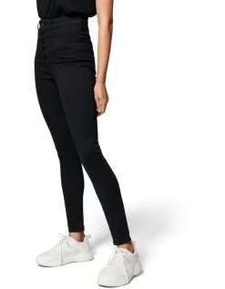 Deals 🧨 Forever New Heidi High Rise Ankle Grazer Jean Black ❤️ -High Waist Denim Cry Sale unnamed file 1068