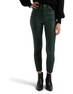 Cheapest π Forever New Bella Cropped High Rise Sculpting Jean In Dark Green β