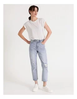 Wholesale π Grab Denim Billie Straight Jean Light Blue Ripped βοΈ