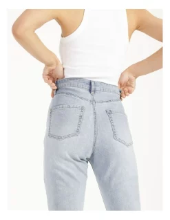 Cheap ✨ Miss Shop High Waist Skinny 👖 Jeans In Light Blue ✔️ -High Waist Denim Cry Sale unnamed file 1163