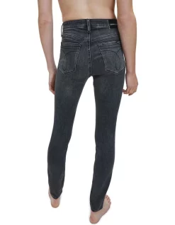 Hot Sale ✨ Calvin Klein 👖 Jeans High Rise Skinny Jean Grey 😀 -High Waist Denim Cry Sale unnamed file 1187