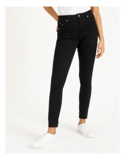 Budget 𧨠Calvin Klein π Jeans High Rise Skinny Jean Black π