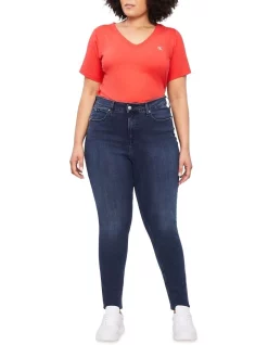 Discount 🧨 Calvin Klein 👖 Jeans Plus High Rise Skinny 👖 Jeans In Navy ✨