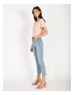 Promo 🤩 Grab Denim Billie Straight Leg Jean ☀️ Summer Blue 🥰 -High Waist Denim Cry Sale unnamed file 122