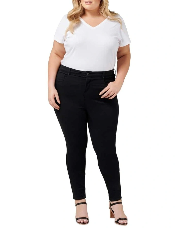 Best Pirce ๐ Forever New Curve Bianca Curve High Rise Ankle Grazer ๐ Jeans Forever Black ๐งจ 7 Best Pirce ๐ Forever New Curve Bianca Curve High Rise Ankle Grazer ๐ Jeans Forever Black ๐งจ - Image 5