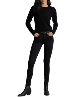 Budget 💯 Polo Ralph Lauren Tompkins Skinny 👖 Jeans In Black 🎉 -High Waist Denim Cry Sale unnamed file 1252