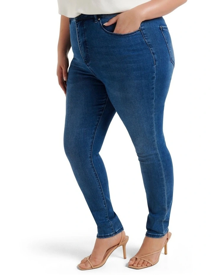 Outlet π€© Forever New Curve Belinda High Rise Ankle Grazer In Blue π 5 Outlet π€© Forever New Curve Belinda High Rise Ankle Grazer In Blue π - Image 3