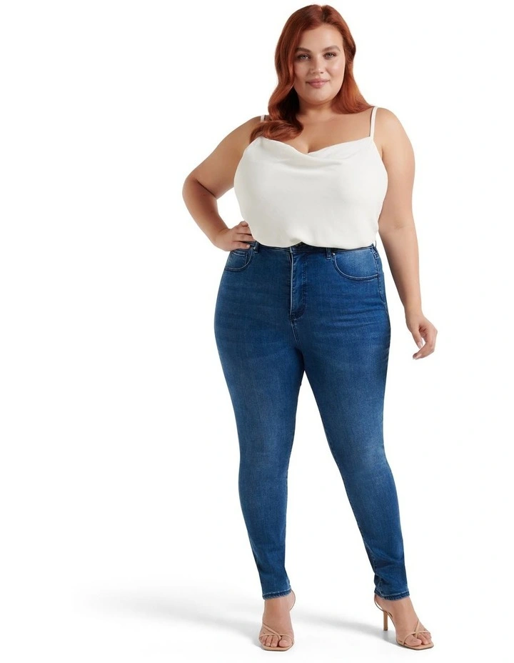 Outlet π€© Forever New Curve Belinda High Rise Ankle Grazer In Blue π 7 Outlet π€© Forever New Curve Belinda High Rise Ankle Grazer In Blue π - Image 5