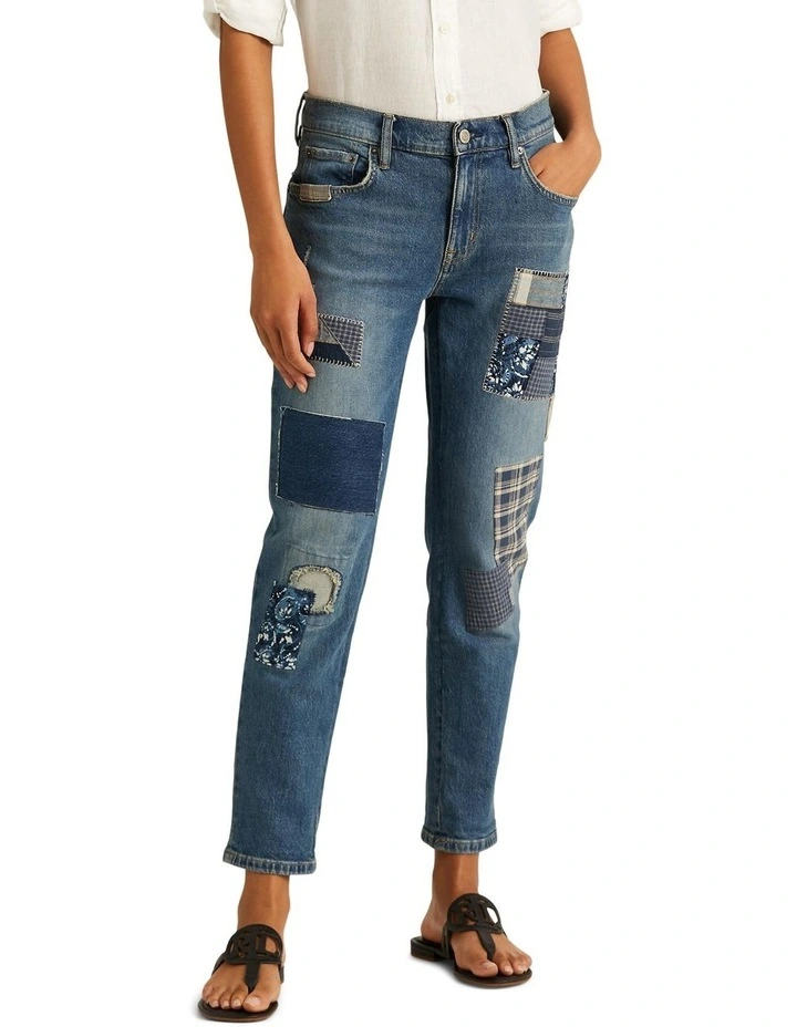 Best deal โญ Lauren Ralph Lauren Patchwork Relaxed Tapered Jean In Blue ๐ 3 Best deal โญ Lauren Ralph Lauren Patchwork Relaxed Tapered Jean In Blue ๐