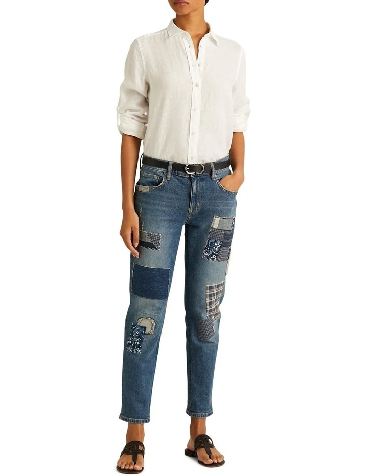 Best deal โญ Lauren Ralph Lauren Patchwork Relaxed Tapered Jean In Blue ๐ 5 Best deal โญ Lauren Ralph Lauren Patchwork Relaxed Tapered Jean In Blue ๐ - Image 3
