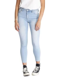 Outlet 💯 Riders By Lee Mid Ankle Skimmer 👖 Jeans Lennon Faded Blue 🌟