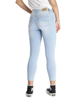 Outlet 💯 Riders By Lee Mid Ankle Skimmer 👖 Jeans Lennon Faded Blue 🌟 -High Waist Denim Cry Sale unnamed file 1328