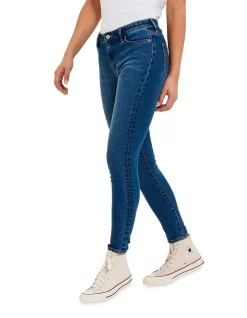 Promo ✔️ Riders By Lee Mid Ankle Skimmer 👖 Jeans Mid Morning Blue 👏 -High Waist Denim Cry Sale unnamed file 1366