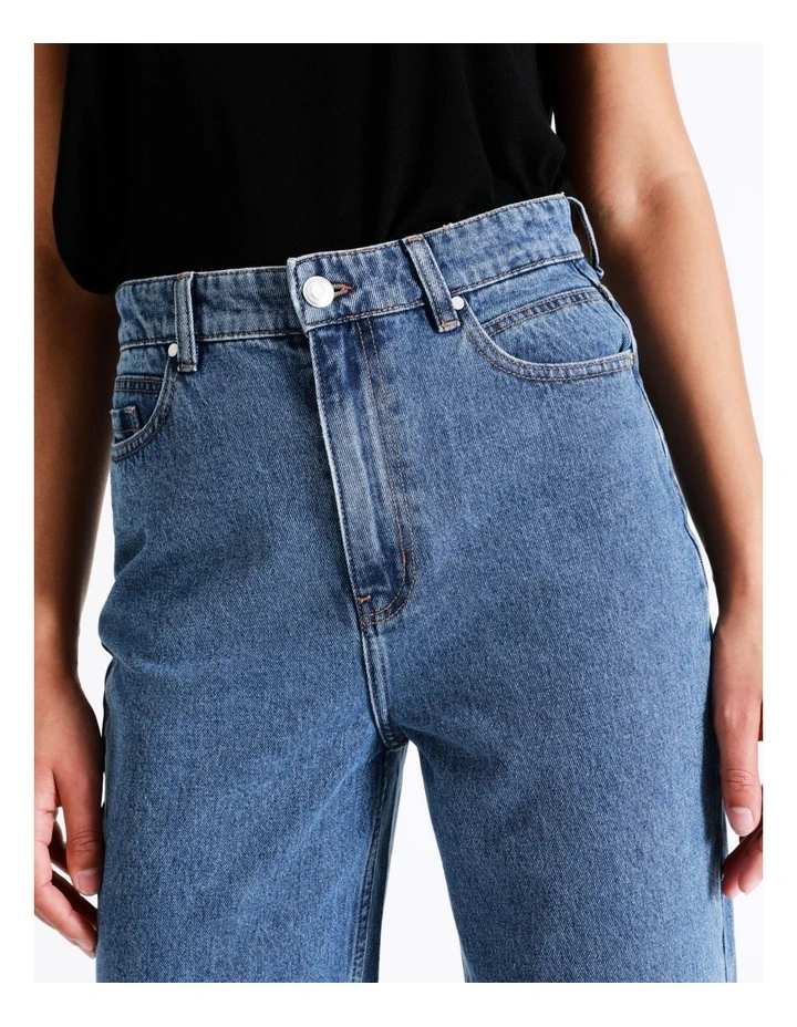 Flash Sale π Grab Denim Recycled Blend Barrel Jean In Pool Blue π 8 Flash Sale π Grab Denim Recycled Blend Barrel Jean In Pool Blue π - Image 6