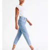 Discount ⌛ Grab Denim Mom High Rise Jean In Chelsea Light Blue 👍 -High Waist Denim Cry Sale unnamed file 1424