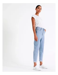 Discount ⌛ Grab Denim Mom High Rise Jean In Chelsea Light Blue 👍 -High Waist Denim Cry Sale unnamed file 1427
