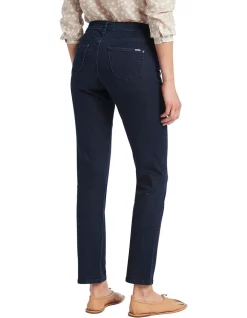 New 😉 David Lawrence Amanda Straight Leg 👖 Jeans In Indigo ⭐ -High Waist Denim Cry Sale unnamed file 144