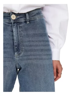 Coupon 🔔 ONLY Sylvie Denim 👖 Jeans Medium Blue Denim 😍 -High Waist Denim Cry Sale unnamed file 1440