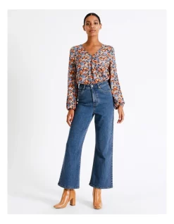 Promo 😀 Grab Denim Full Wide Leg Jean In Monaco Blue 🧨 -High Waist Denim Cry Sale unnamed file 1448