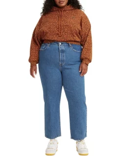 Buy 😀 Levi's Curve Ribcage Straight Ankle 👖 Jeans Jazz Pop Blue 🌟