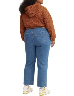 Buy 😀 Levi's Curve Ribcage Straight Ankle 👖 Jeans Jazz Pop Blue 🌟 -High Waist Denim Cry Sale unnamed file 1451