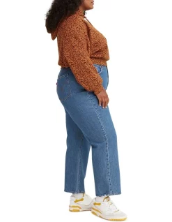 Buy 😀 Levi's Curve Ribcage Straight Ankle 👖 Jeans Jazz Pop Blue 🌟 -High Waist Denim Cry Sale unnamed file 1452