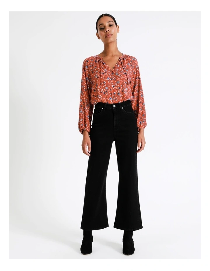 Best deal π Grab Denim Full Wide Leg Jean In Black π 3 Best deal π Grab Denim Full Wide Leg Jean In Black π