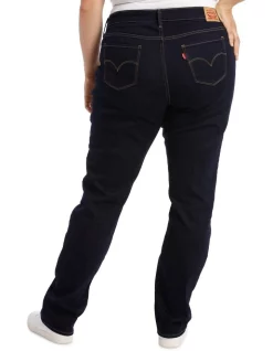 Brand new 😀 Levi's Curve 314 Shaping Plus Straight Leg Jean Darkest Sky 🌟 -High Waist Denim Cry Sale unnamed file 148