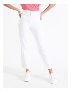 Budget 😉 Grab Denim Recycled Blend Billie Straight Jean Petite In White 🌟 -High Waist Denim Cry Sale unnamed file 1485