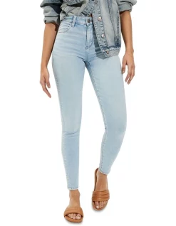 Hot Sale β American Eagle Ne(x)t Level High Waisted Jegging In Worn Out Blue β
