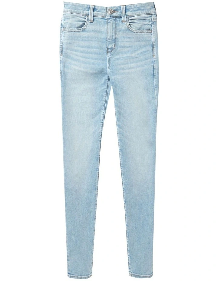 Hot Sale ⭐ American Eagle Ne(x)t Level High Waisted Jegging In Worn Out Blue ⭐ 5 Hot Sale ⭐ American Eagle Ne(x)t Level High Waisted Jegging In Worn Out Blue ⭐ - Image 3