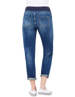Wholesale ⌛ Ripe Baxter Boyfriend Jean In Indigo Fade 🧨 -High Waist Denim Cry Sale unnamed file 152