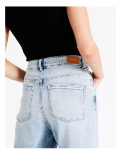 Best Pirce ❤️ ONLY Madison Life High Waisted Wide Crop 👖 Jeans In Light Blue Denim 🛒 -High Waist Denim Cry Sale unnamed file 1528
