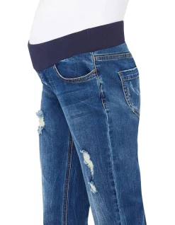 Wholesale ⌛ Ripe Baxter Boyfriend Jean In Indigo Fade 🧨 -High Waist Denim Cry Sale unnamed file 153