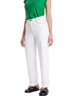 Coupon 🌟 Marcs Maya Wide Leg Jean In White 😀