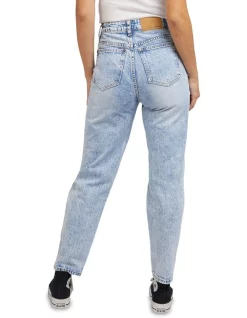 Hot Sale 🌟 All About Eve Ellen Mom Jean Light Blue 🥰 -High Waist Denim Cry Sale unnamed file 1552