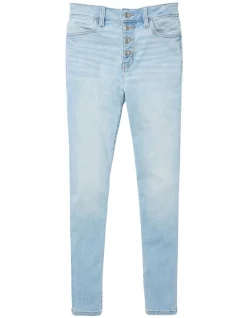 Coupon 💯 American Eagle Hi-Rise Cropped Jegging In Blue ✨ -High Waist Denim Cry Sale unnamed file 1567