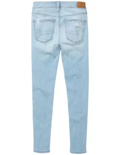 Coupon 💯 American Eagle Hi-Rise Cropped Jegging In Blue ✨ -High Waist Denim Cry Sale unnamed file 1568