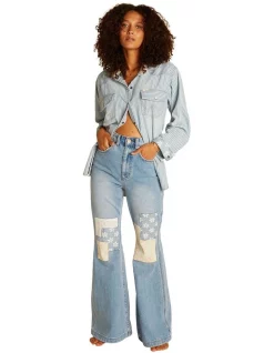 Discount 🎁 Billabong True Blue Bell Bottom 👖 Jeans 🎁