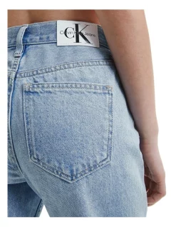 Hot Sale 🎉 Calvin Klein 👖 Jeans High Rise Straight In Light Blue 😍 -High Waist Denim Cry Sale unnamed file 1586