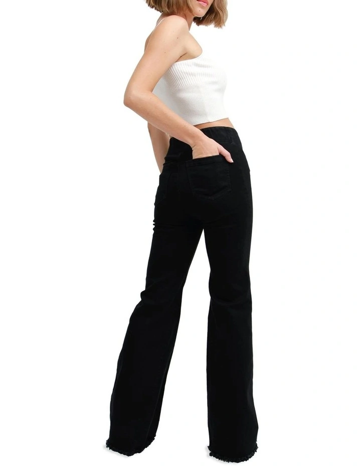 Best Sale π Belle & Bloom Flare Up Pull On π Jeans Black π 5 Best Sale π Belle & Bloom Flare Up Pull On π Jeans Black π - Image 3