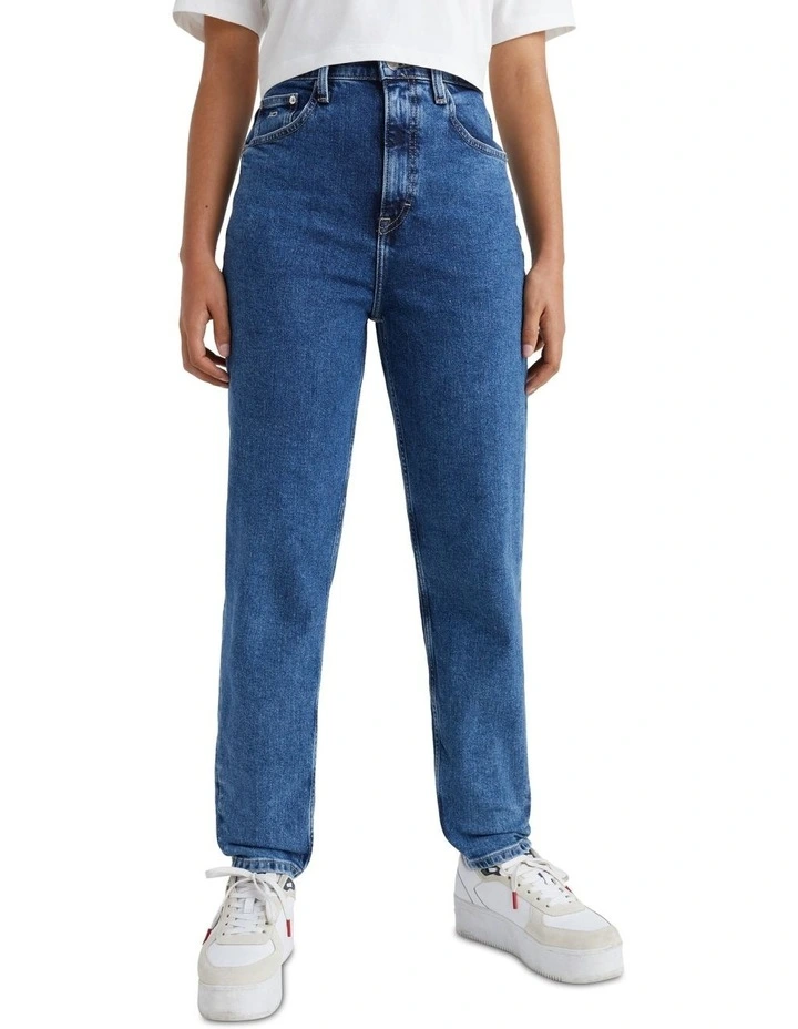 Outlet π Tommy π Jeans Ultra High Waisted Tapered Mom Jean In Blue βοΈ 4 Outlet π Tommy π Jeans Ultra High Waisted Tapered Mom Jean In Blue βοΈ - Image 2