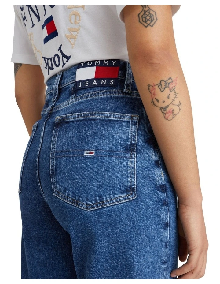 Outlet π Tommy π Jeans Ultra High Waisted Tapered Mom Jean In Blue βοΈ 5 Outlet π Tommy π Jeans Ultra High Waisted Tapered Mom Jean In Blue βοΈ - Image 3