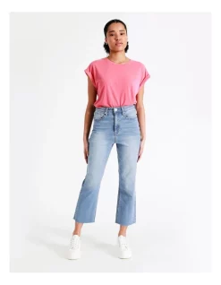 Budget ๐ Grab Denim Recycled Blend Billie Straight Jean Petite In Blue ๐ฅ