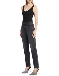 Promo ⭐ Sass & Bide Straight Ups High Rise Jean In Washed Black 😉 -High Waist Denim Cry Sale unnamed file 1684