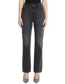 Promo ⭐ Sass & Bide Straight Ups High Rise Jean In Washed Black 😉 -High Waist Denim Cry Sale unnamed file 1685